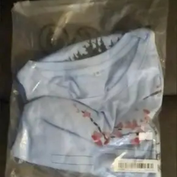 Men's Ink Landscape Print Trendy T-shirt, Crew Neck Short Sleeve Tops, Graphic T - Picture 2 of 3